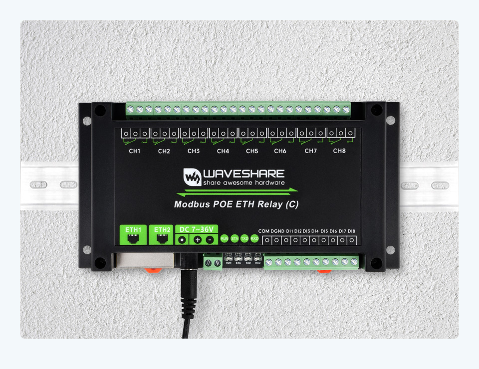 8-ch Ethernet Relay Module (C), product show