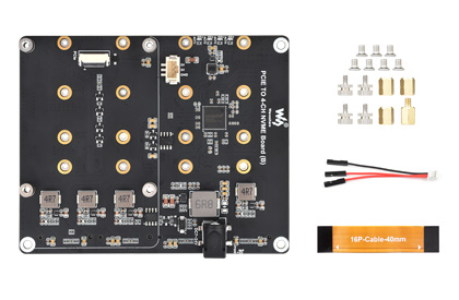 PCIE TO 4-CH NVME Board (B) NP