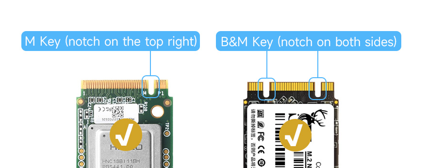 PCIe To 4-Ch M.2 Adapter Board for Raspberry Pi 5, NVMe Drive slot support