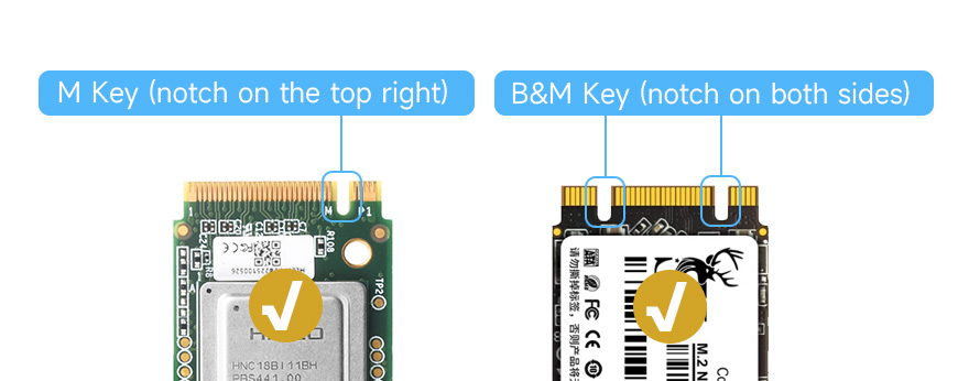 PCIe To 2-Ch M.2 Adapter for Raspberry Pi 5, NVMe Drive slot support