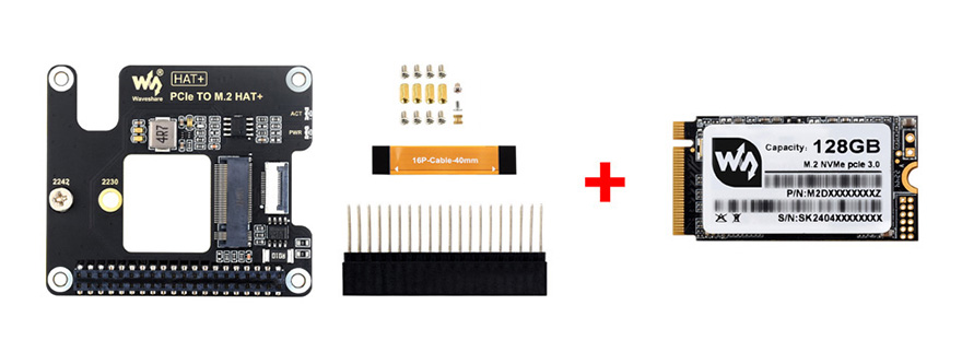 PCIe TO M.2 HAT+ Acce A kit