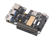 PCIe TO MiniPCIe GbE USB3.2 HAT+