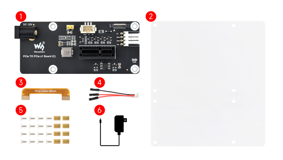 PCIe TO PCIe x1 Board (C)