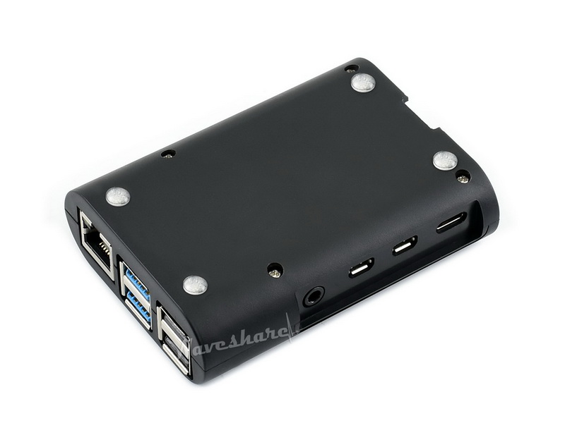 Modular Raspberry Pi 4 Case - Black 