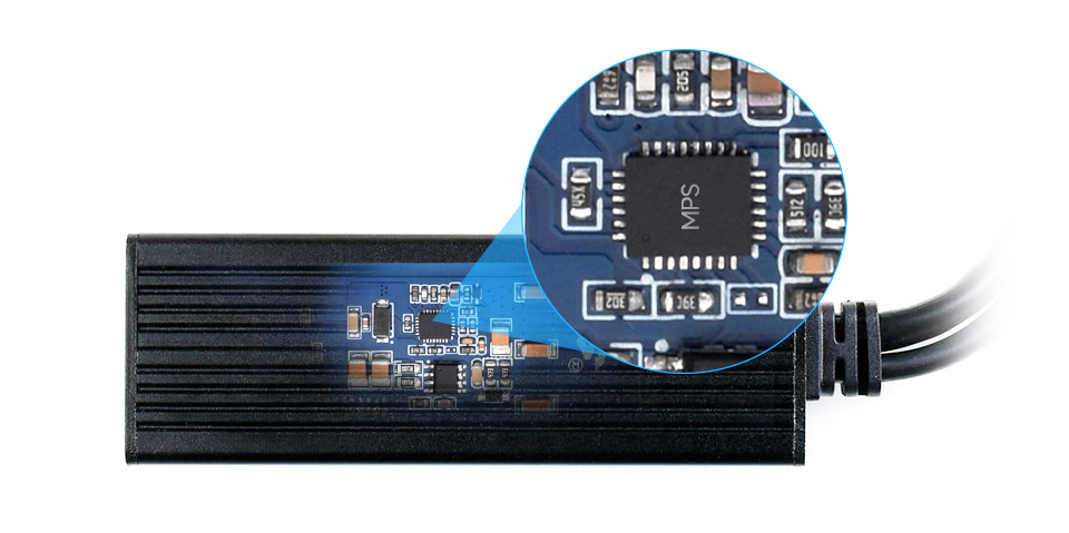 Industrial Gigabit PoE splitter, adopts MPS control chip solution