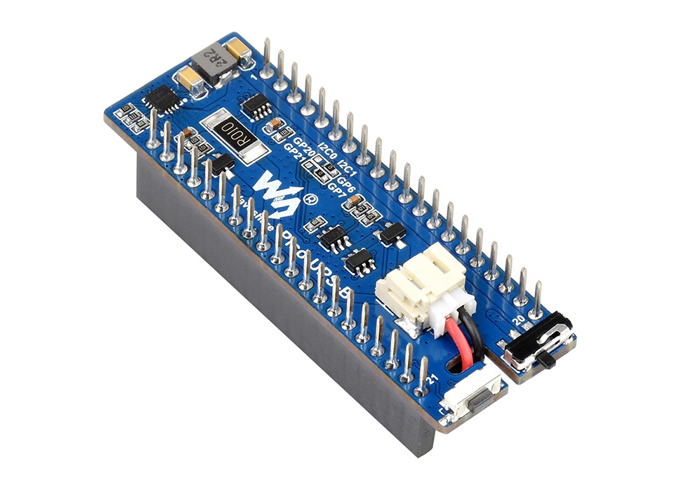 UPS Module For Raspberry Pi Pico, Uninterruptible Power Supply, Li-Po  Battery, Stackable Design