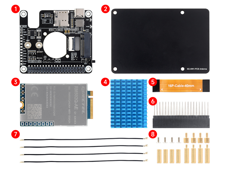 RM502Q-AE 5G HAT+