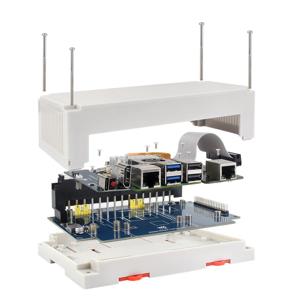 Isolated RS232 RS485 CAN FD Expansion Board For Raspberry Pi