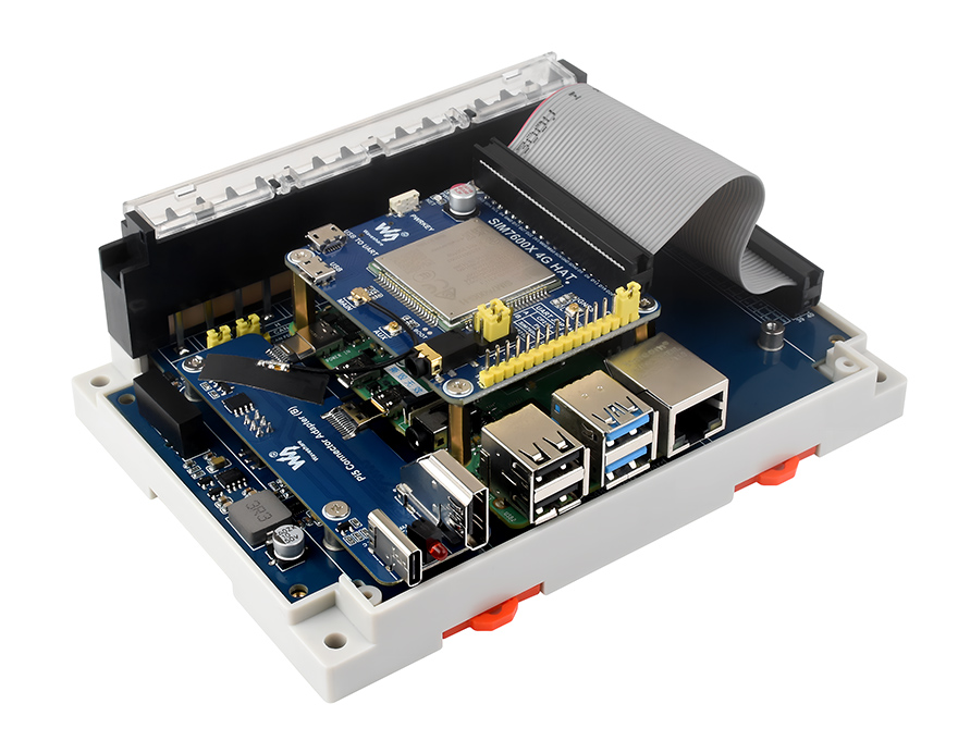 RS232 / RS485 / CAN / CAN FD expansion board, stacking with some HATs