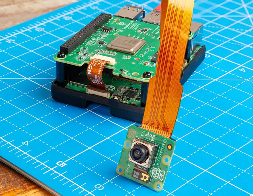 Raspberry Pi AI HAT+, compatible with Raspberry Pi camera