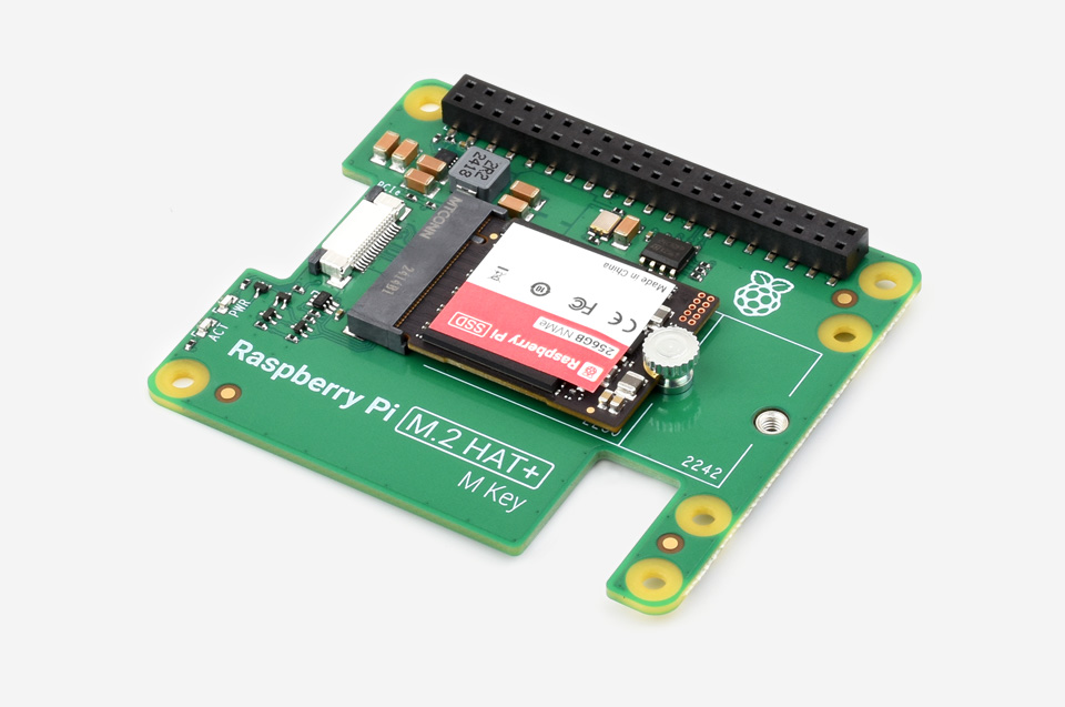 Raspberry Pi SSD Kit, front view