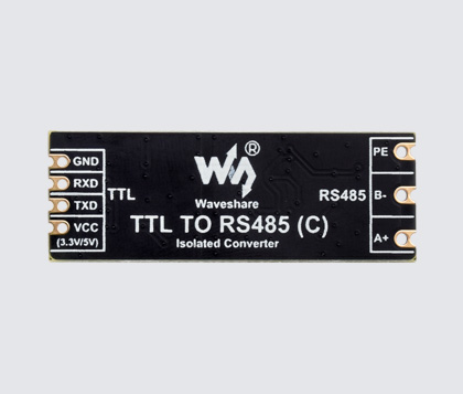TTL To RS485 (C) converter, back view