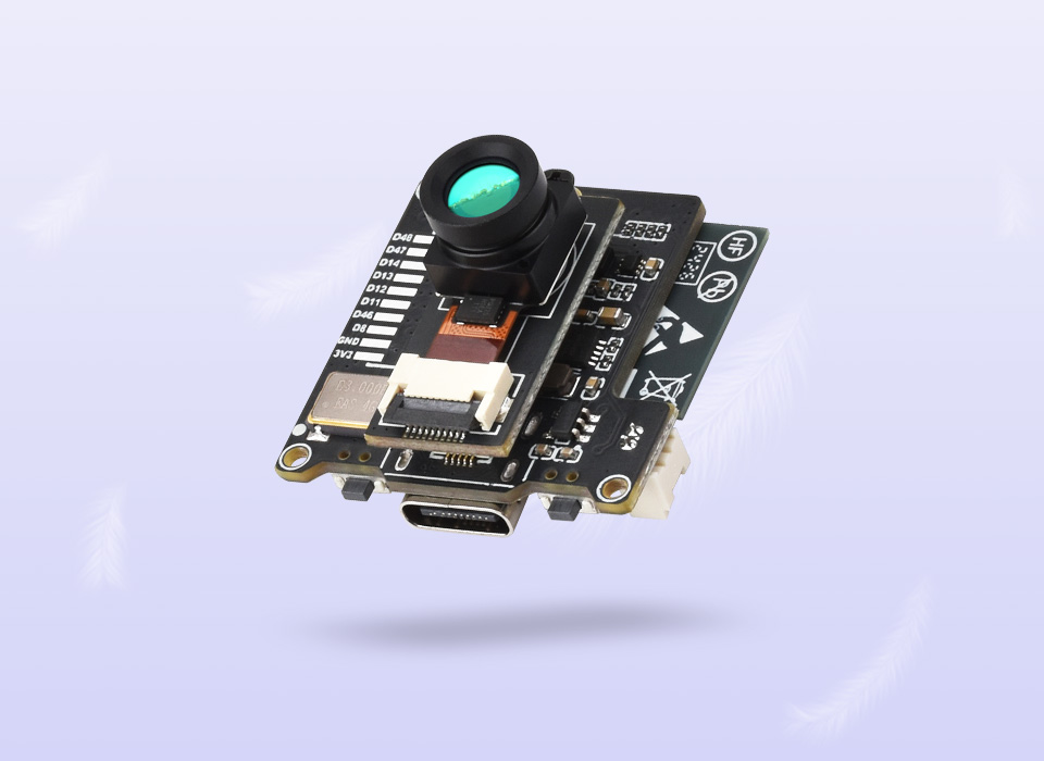 ESP32-S3 IR Thermal Imaging Camera Module with compact size design