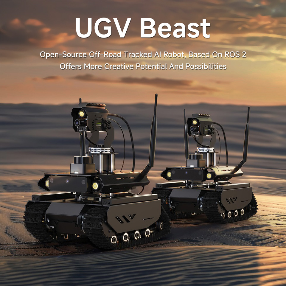 UGV Beast ROS 2 AI Robot, usage scenario