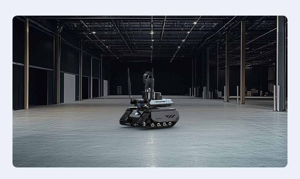 UGV Beast ROS 2 AI Robot for Jetson Orin, supports auto exploration and mapping