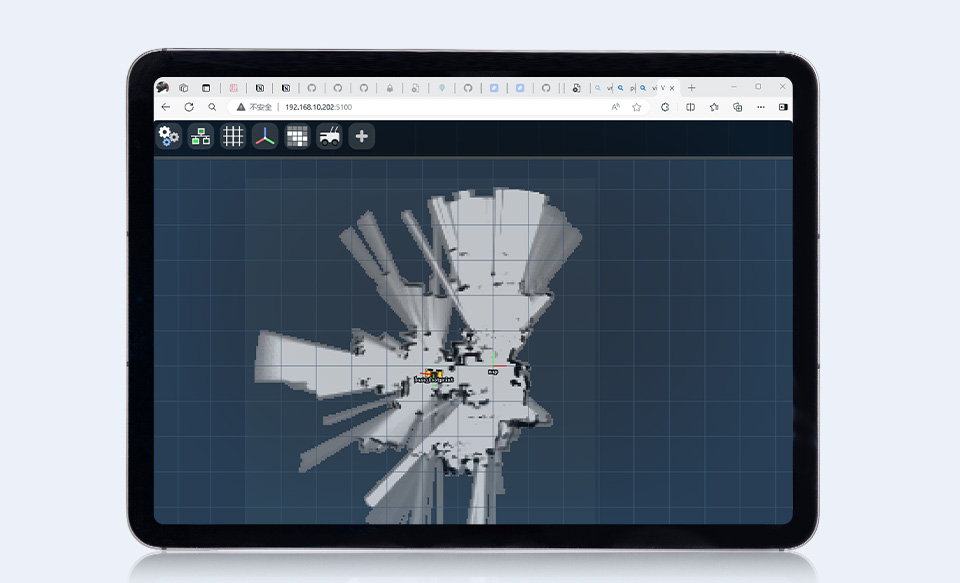 UGV Beast ROS 2 AI Robot for Jetson Orin, with Web console tool