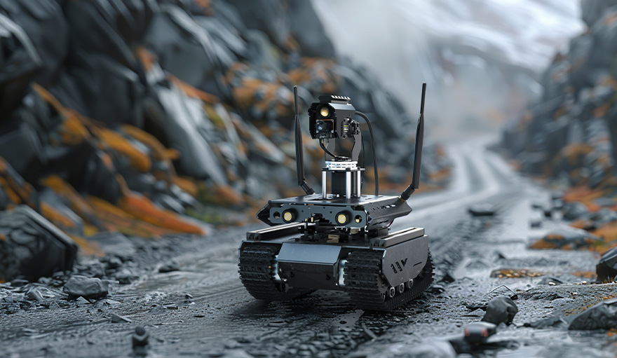 UGV Beast AI Robot for Jetson Orin, supports driving in complex terrain