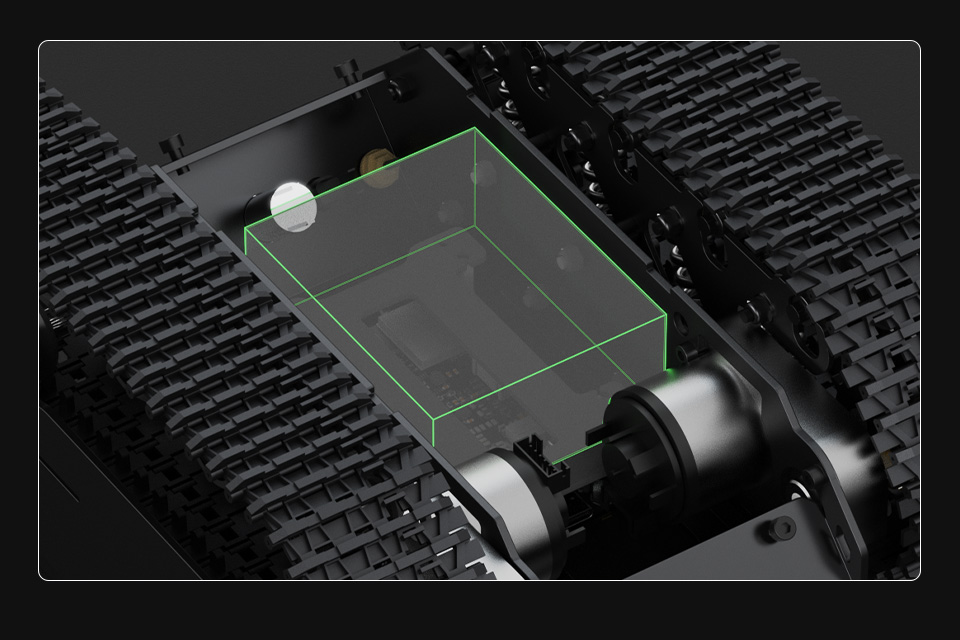 UGV Beast AI Robot for Jetson Orin, with large internal space