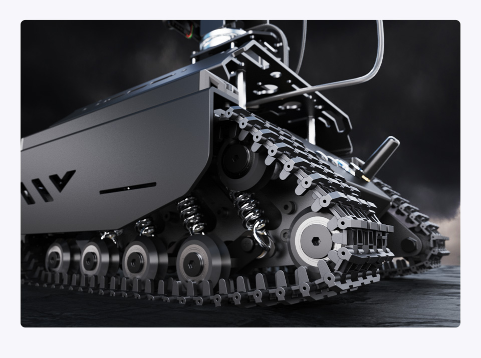 UGV Beast AI Robot for Jetson Orin, with high-speed motor