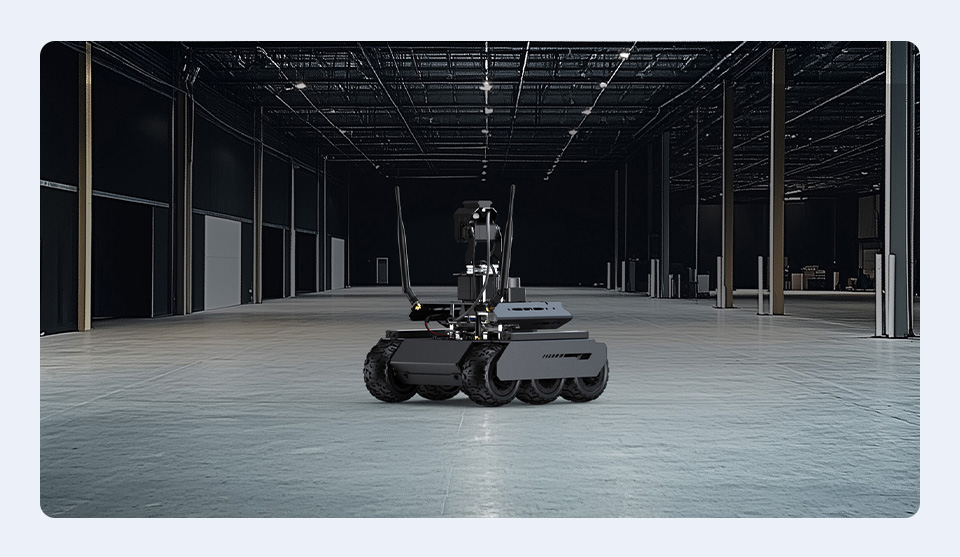 UGV Rover ROS 2 AI robot for Jetson Orin, supports auto exploration and mapping