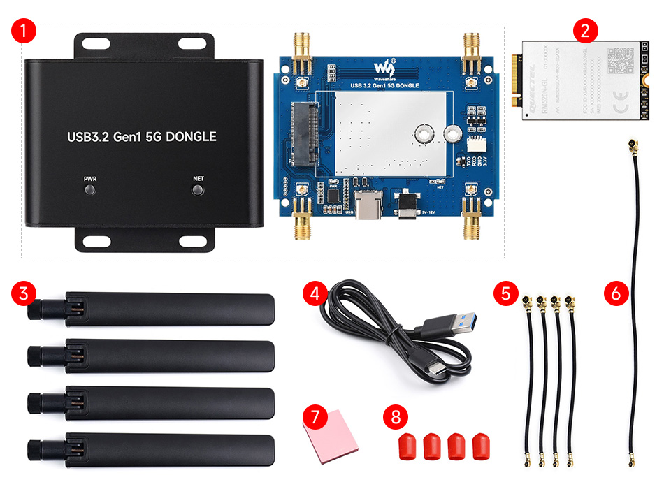 RM520N-GL 5G DONGLE (B)