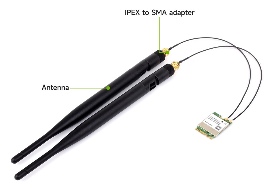 RTL8822CE Wireless NIC, access to antennas