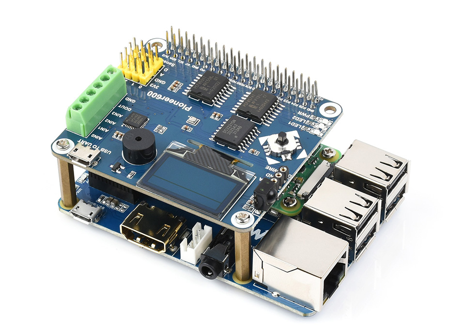 waveshare Pi Zero to Raspberry Pi 3B/B+ Adapter,Based on Raspberry Pi Zero  to Reproduce The Original Appearance of The 3B Series,Alternative Solution