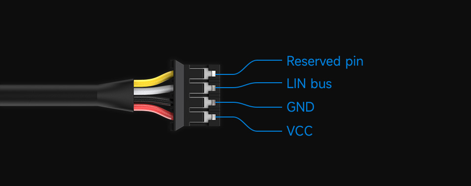 DDSM400 servo motor pin definition