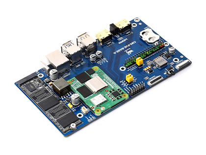 NX-NVME 2280 M.2 Solid State Drive connecting with CM5-PoE-BASE-A