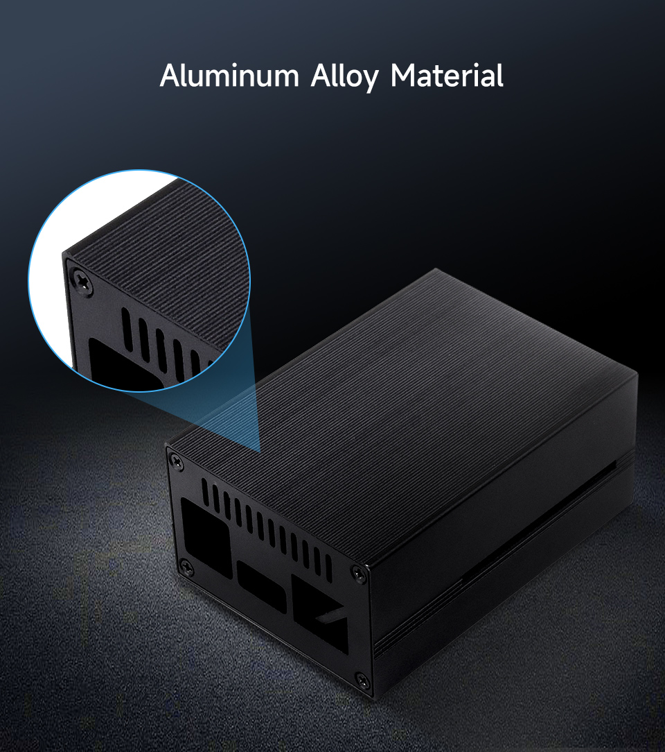 Aluminum Cooling Case for RDK X3, adopts Aluminum alloy material