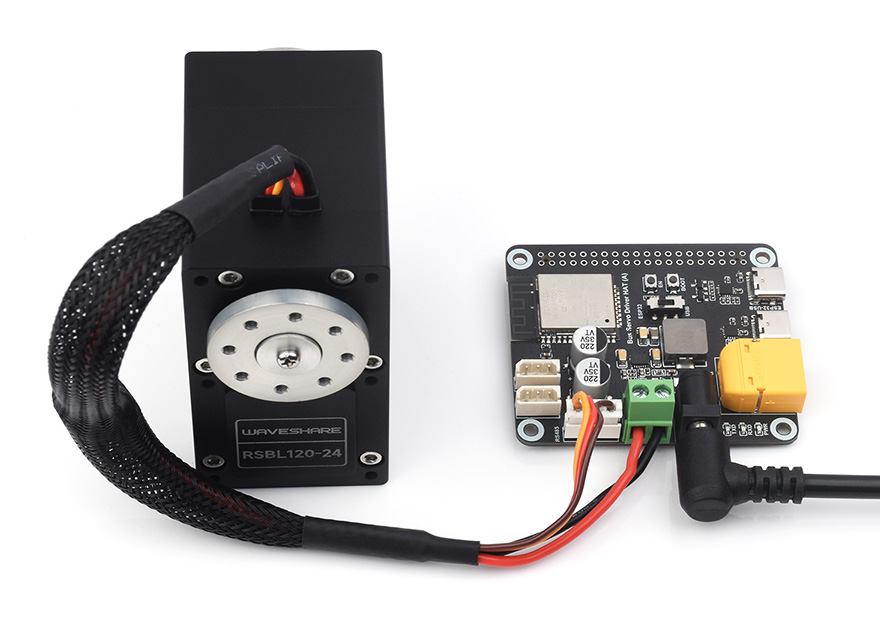 RSBL120-24 Servo Motor, provides open source control program