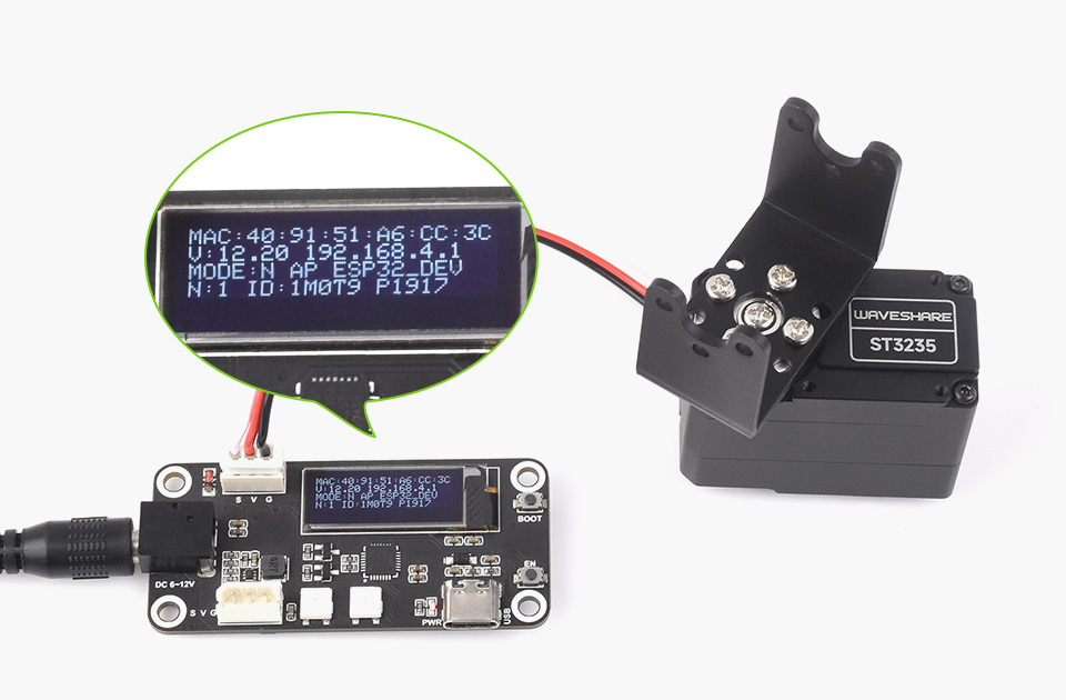 ST3235 Servo, supports closed-loop feedback with real-time protection