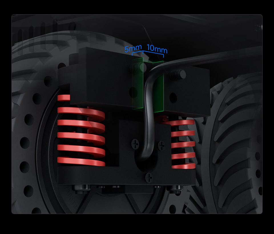 UGV Suspension (A), reserved wiring slot