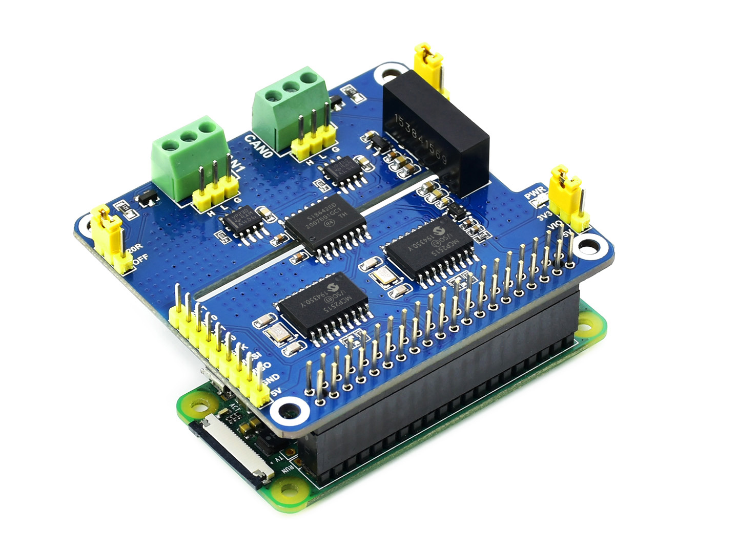 espBerry - ESP32 Development Board with Dual Isolated CAN Bus HAT