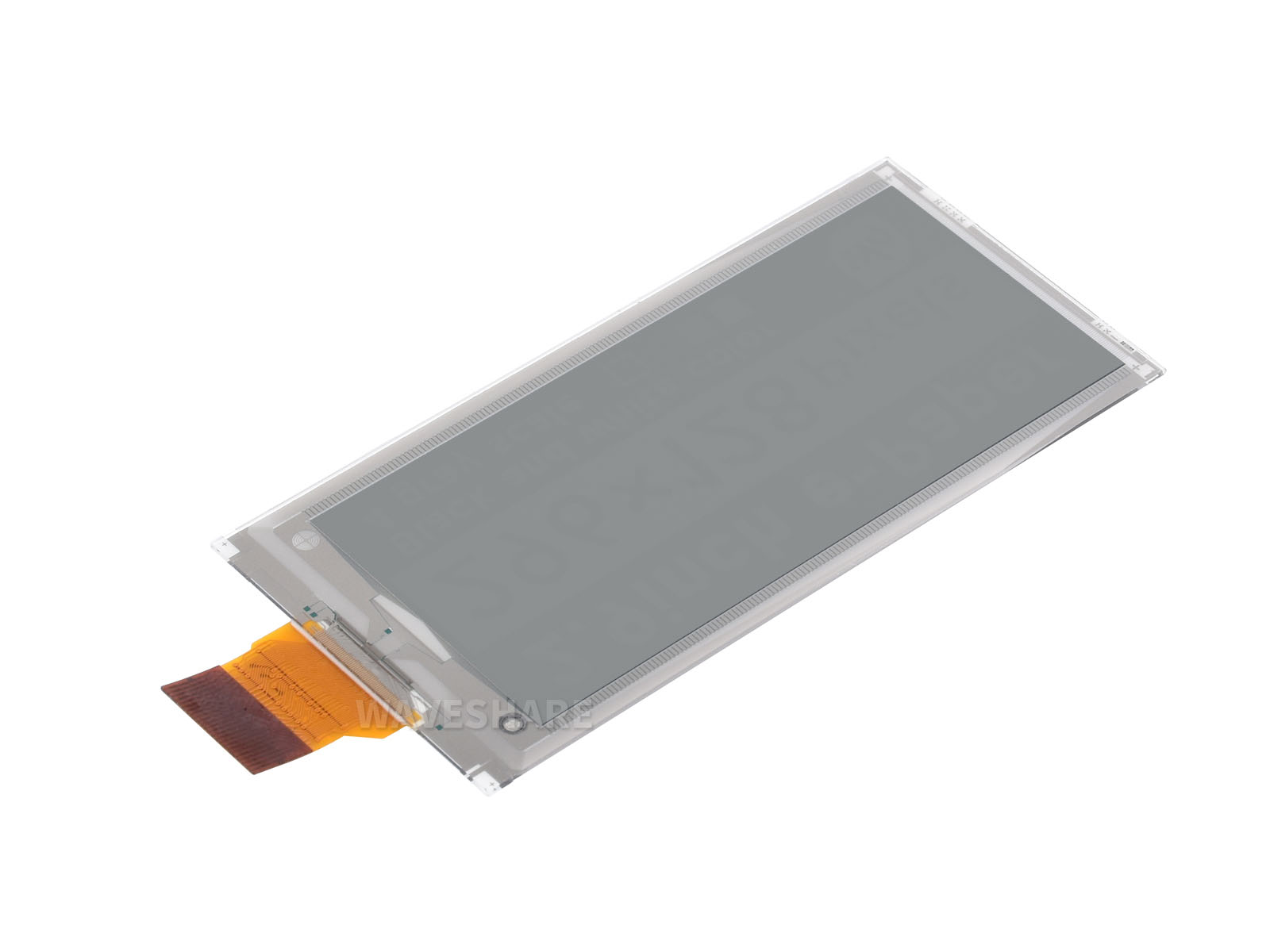 296x128, 2.9inch E-Ink raw display, SPI interface, without PCB 