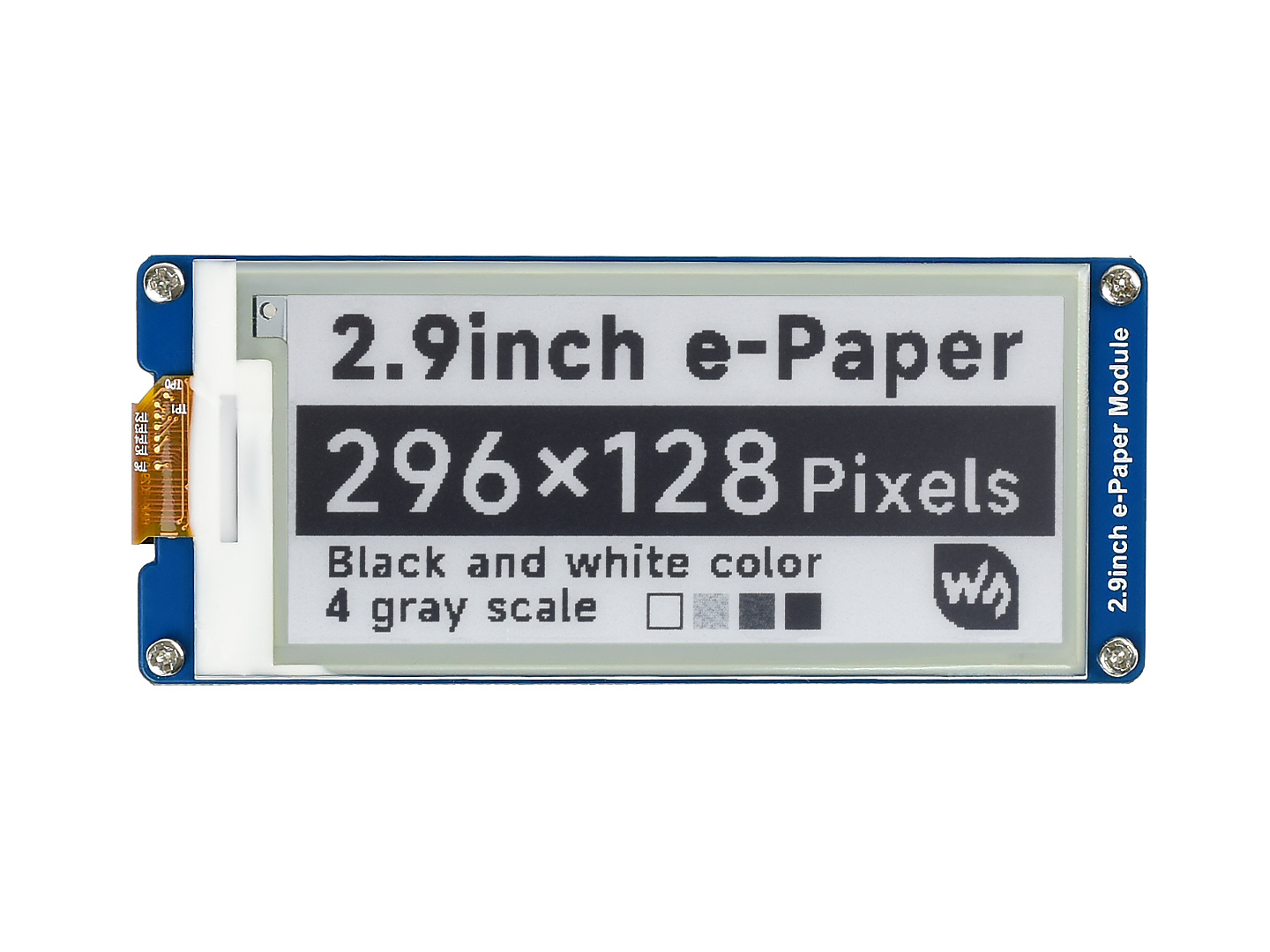 296x128, 2.9inch E-Ink display module, SPI interface | E029A01 
