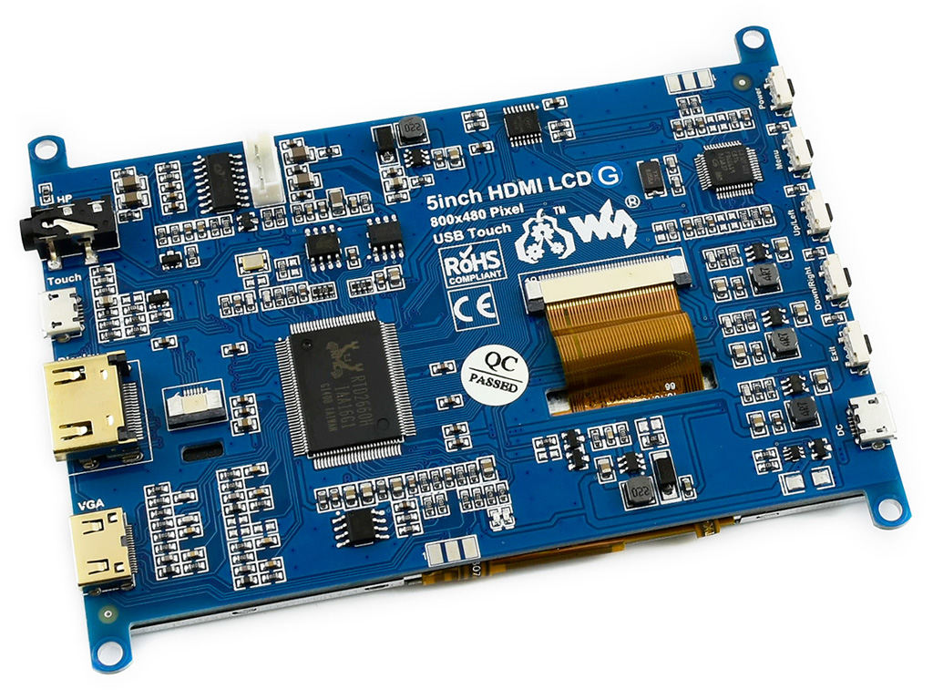 Wewoo - 6 pouces HDMI LCD (G) Écran tactile 800x480 pour Raspberry