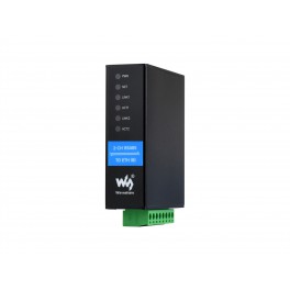 2-Ch RS485 to RJ45 Ethernet Serial Server, Dual channels RS485 independent operation, Dual Ethernet Ports