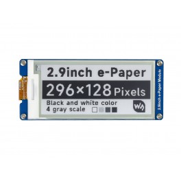 296x128, 2.9inch E-Ink display module