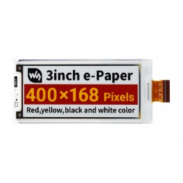 3inch e-Paper (G) raw display, 400 × 168, SPI Interface