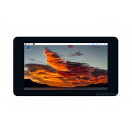 7inch Capacitive Touch Display, DSI Interface, IPS Screen, 800×480, 5-Point Touch, with case(optional)