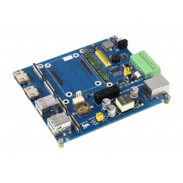 Raspberry Pi Compute Module 4 IO Board With PoE Feature (Type B), for all Variants of CM4