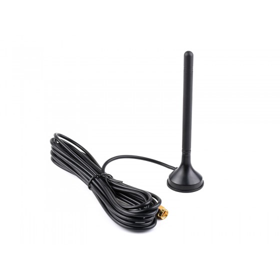 LPWA Outdoor Waterproof Antenna, 5dBi High gain with magnetic base, LoRa Antenna, 4G/3G/2G/LPWA Support, options for Frequency Version