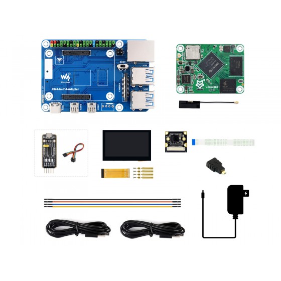 Core3566 Module Kit, Rockchip RK3566 Quad-core Processor, Compatible With Raspberry Pi CM4