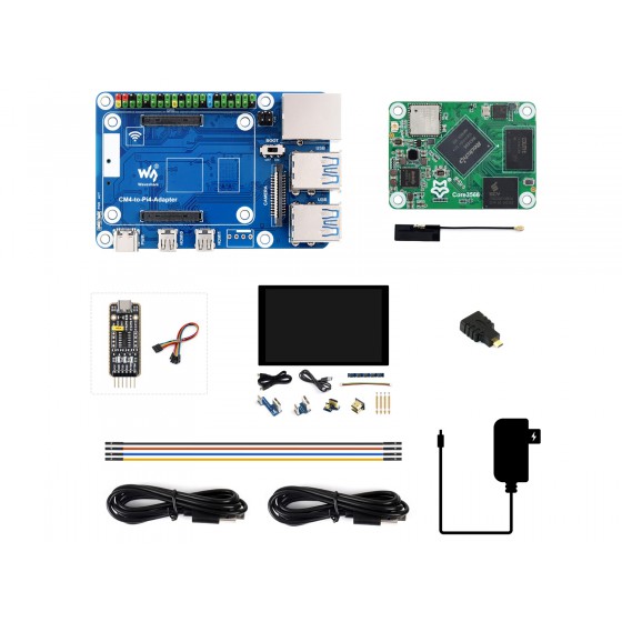 Core3566 Module Kit, Rockchip RK3566 Quad-core Processor, Compatible With Raspberry Pi CM4