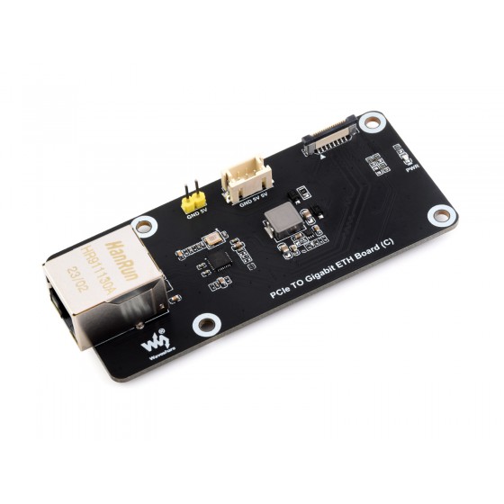 PCIe TO Gigabit ETH Board (C) For Raspberry Pi 5, Supports Raspberry Pi OS, Driver-Free, Plug And Play, Raspberry Pi 5 PCIe Adapter