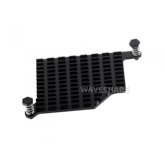 Aluminum Heatsink For Raspberry Pi 5, With Thermal Pads And Spring-Loaded Push Pins