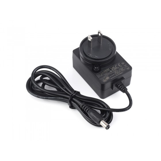 Power supply, power adapter, 12V/1A, DC jack output, OD 5.5mm, ID 2.1mm, Option For US / EU / UK Plugs