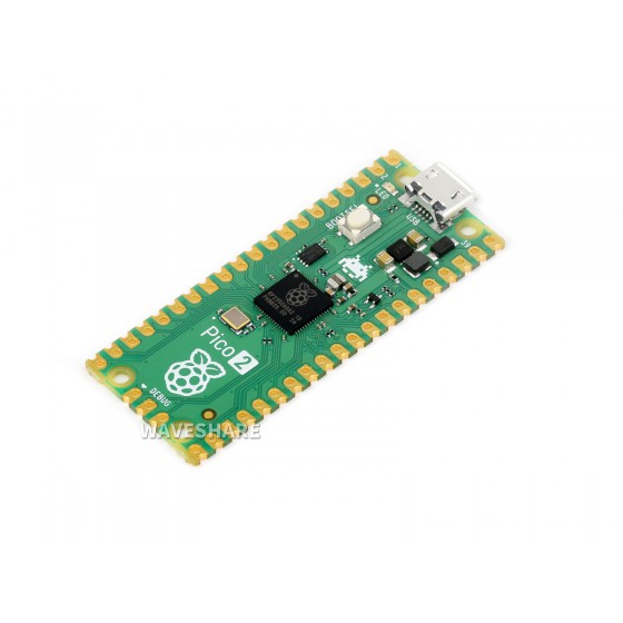 Raspberry Pi Pico 2 Microcontroller Board, Based on Official RP2350 Chip, Dual-core & Dual-architecture Design, Various Development Kit Options