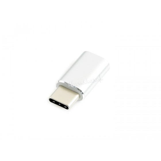 USB Micro B Female to USB-C Male Adapter, Suit for Raspberry Pi 4B